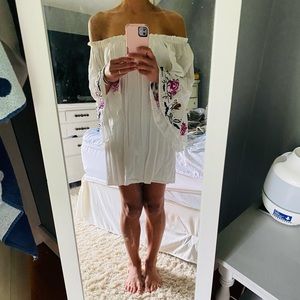 White Dress - off the shoulder